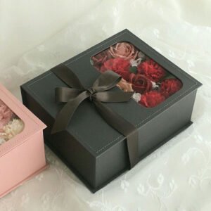 black floral gift box